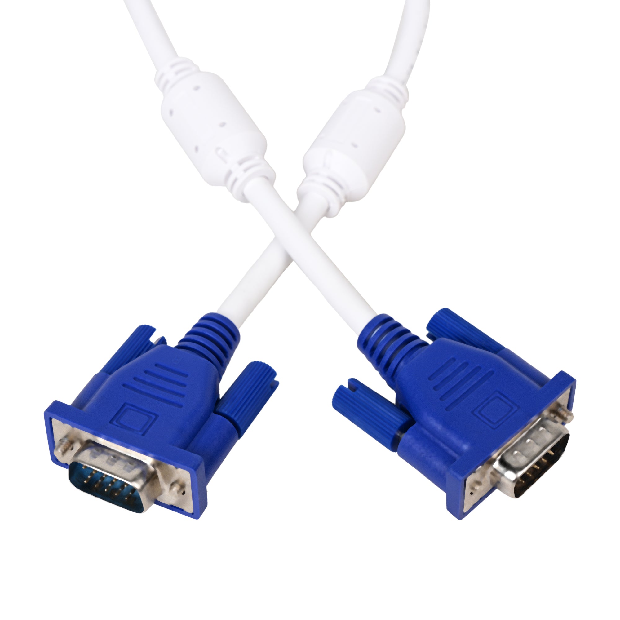 BOXNUBE Full Copper VGA to VGA 15 Pin Cable Compatible for PC, Laptop, Projector, Monitor, Televisions, HDTV | TFT Cable - 1.5M BOXNUBE Full Copper VGA to VGA 15 Pin Cable Compatible for PC, Laptop, Projector, Monitor, Televisions, HDTV | TFT Cable - 1.5M